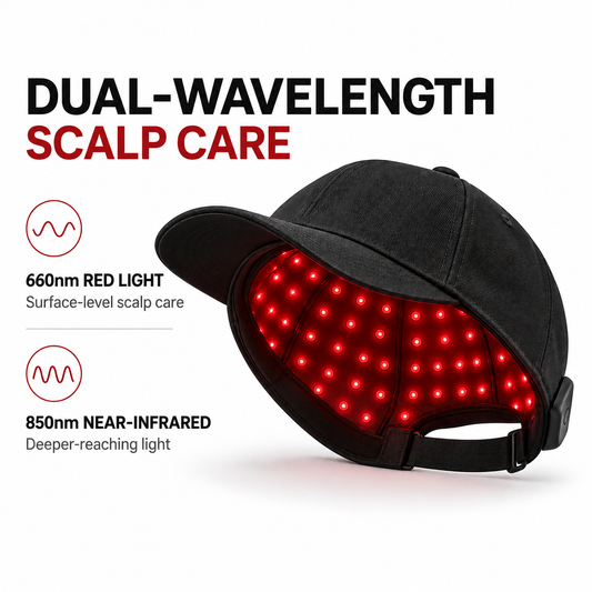 Dual-Wavelength Red Light Scalp Therapy