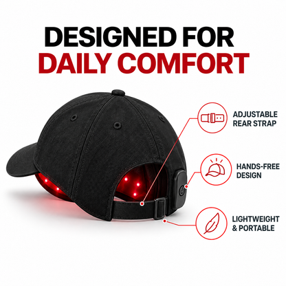 Dual-Wavelength Red Light Scalp Therapy