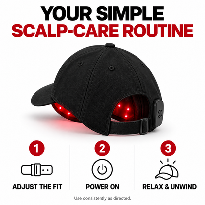 Dual-Wavelength Red Light Scalp Therapy