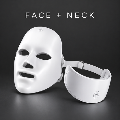 7-Color LED Face & Neck Light Therapy Mask